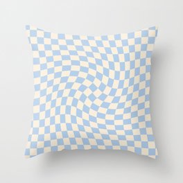 checkered throw pillows