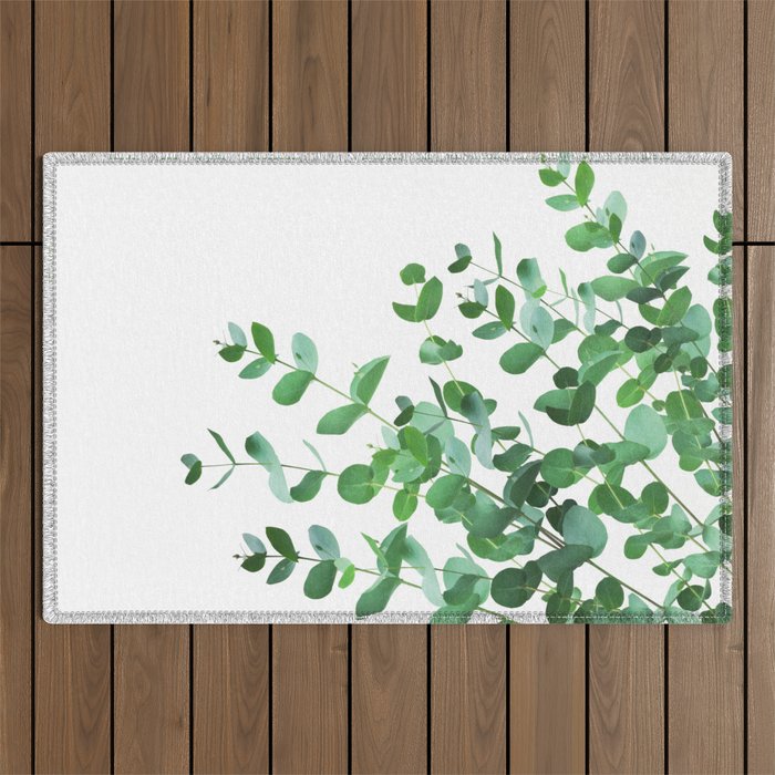 Eucalyptus Green Delight #1 #foliage #decor #art #society6 Outdoor Rug