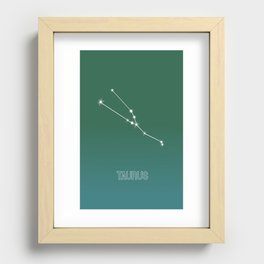 Taurus Constellation Recessed Framed Print