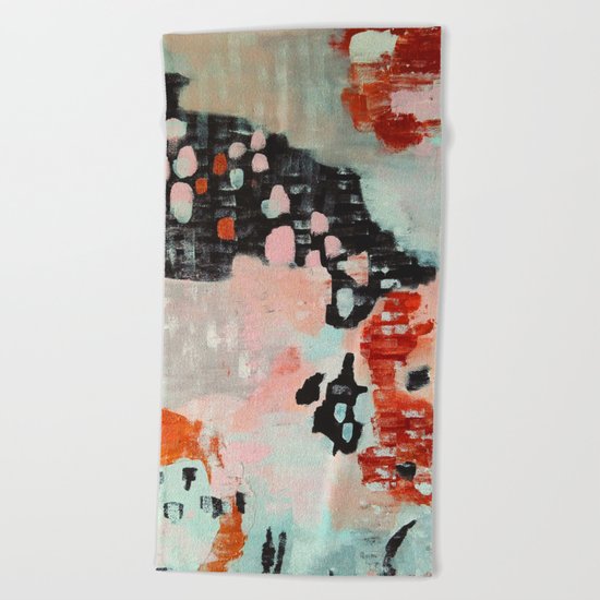 Abstract painting Beach Towel
