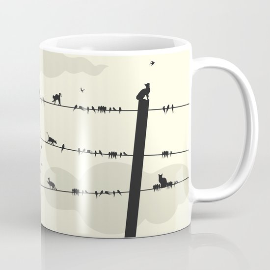 Cats and Birds Mug