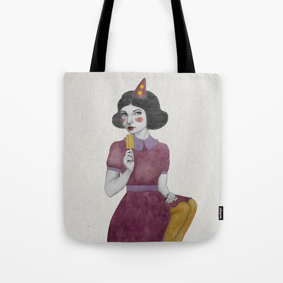 Andria dressed more colourful Tote Bag
