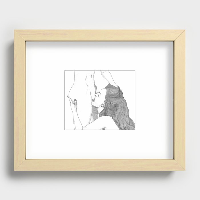 love Recessed Framed Print by brains peculiar arts Society6