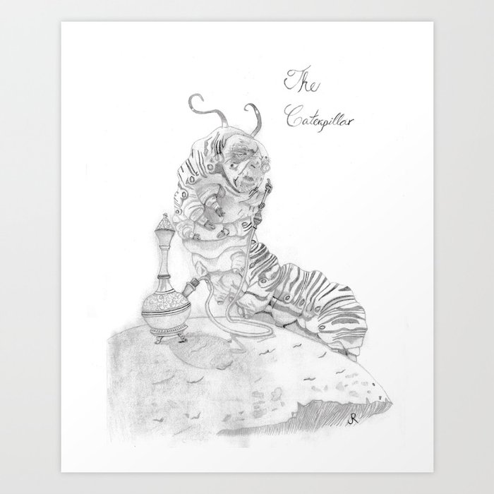 The Caterpillar Art Print