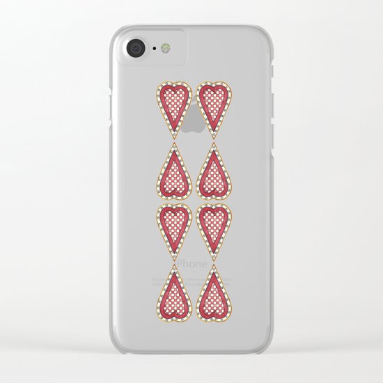 Checkered Clear iPhone Case