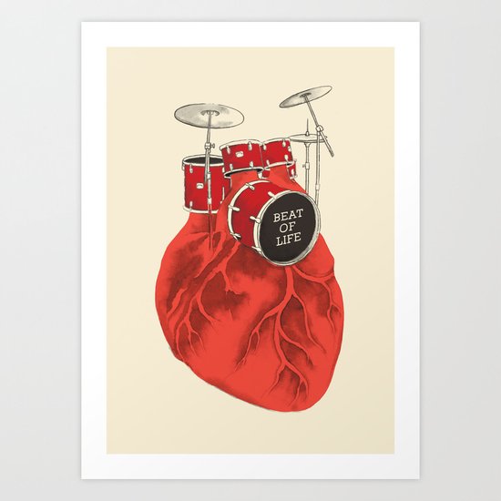 Beat of Life Art Print