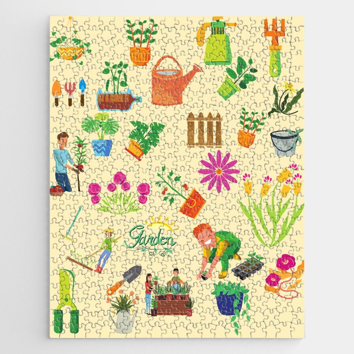 garden pattern Jigsaw Puzzle