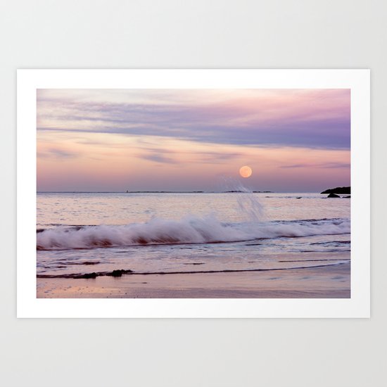 Reaching for the moon Art Print