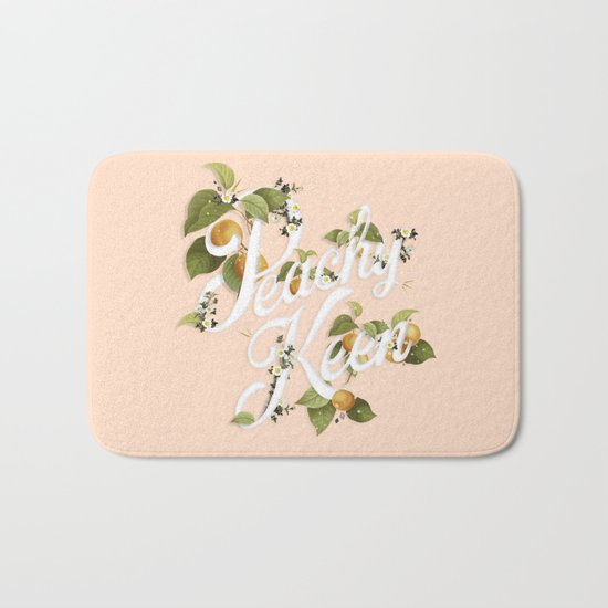 Peachy Keen : Peach Bath Mat