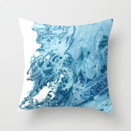 Sea Whip Coral Print Throw Pillow