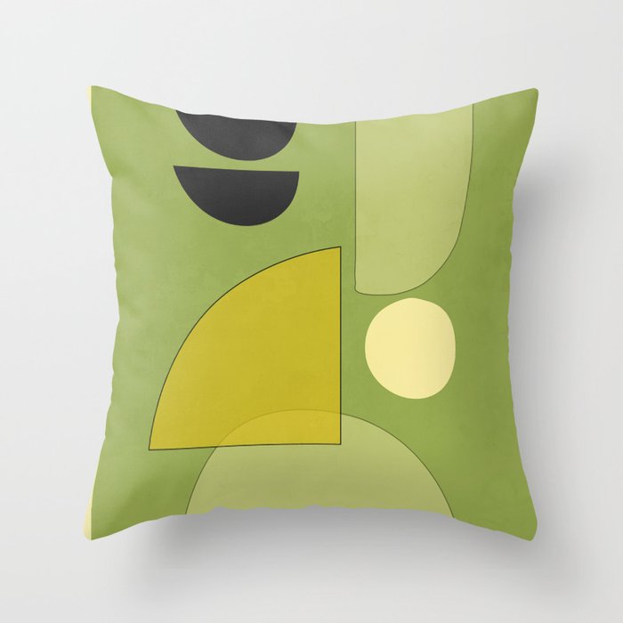 Modern Abstract Minimal Shapes 154 Throw Pillow by ThingDesign Society6