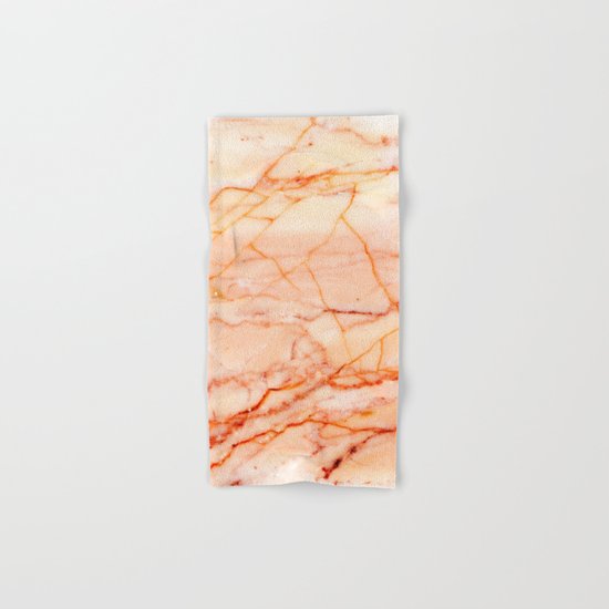 Peach Marble Hand & Bath Towel