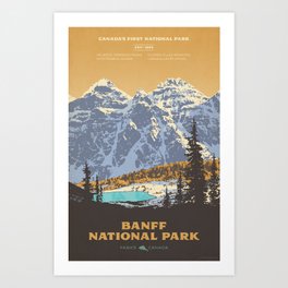 Banff National Park Art Print