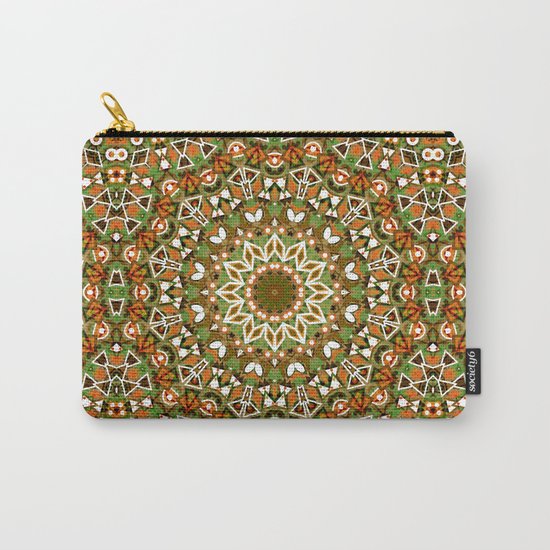 Colorful ethnic ornament . Carry-All Pouch