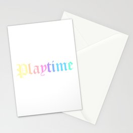 Pastel playtime Stationery Card