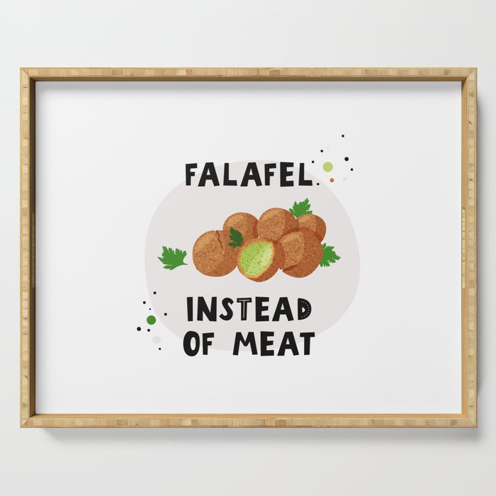 Falafel instead of meat Serving Tray