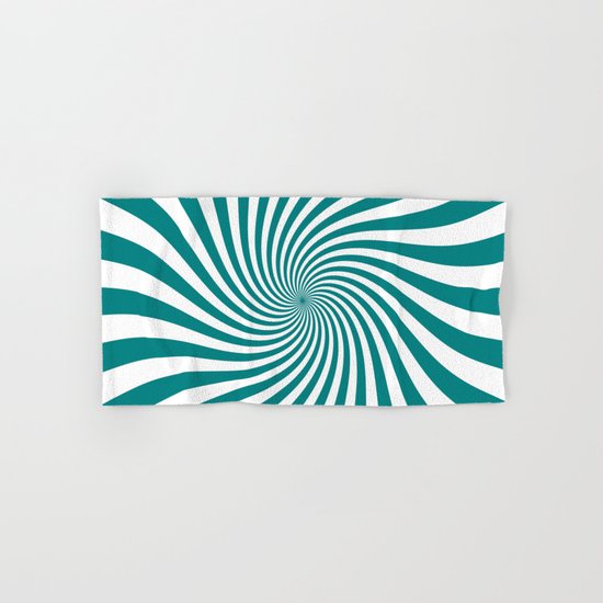 Swirl (Teal/White) Hand & Bath Towel