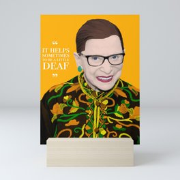 Deaf RBG Mini Art Print