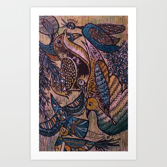 Birds (2) Art Print