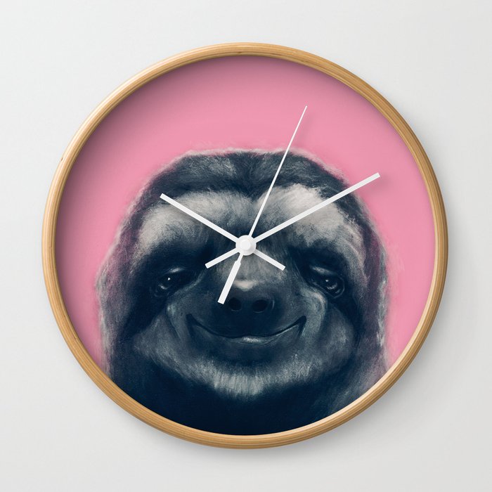 Sloth #1 Wall Clock