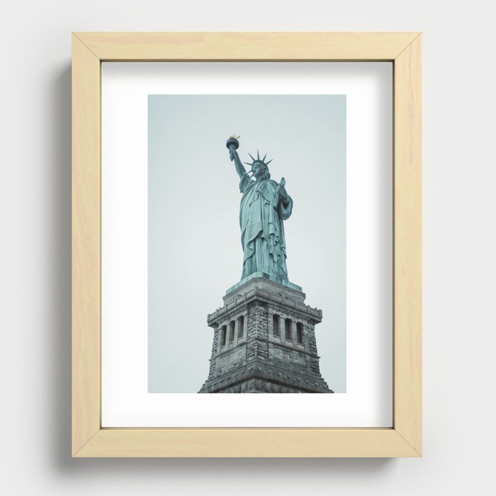 Statue of Liberty Recessed Framed Print