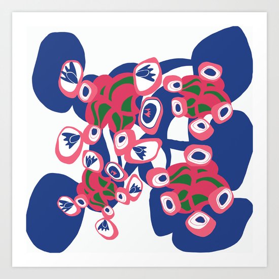Connecting placement print Art Print