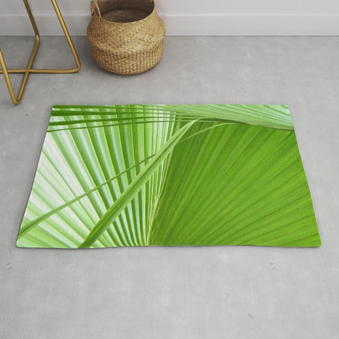 Palm Leaves Tropical Wall Art Beach Cottage Decor Coastal Art