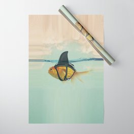 Brilliant DISGUISE - Goldfish with a Shark Fin Wrapping Paper