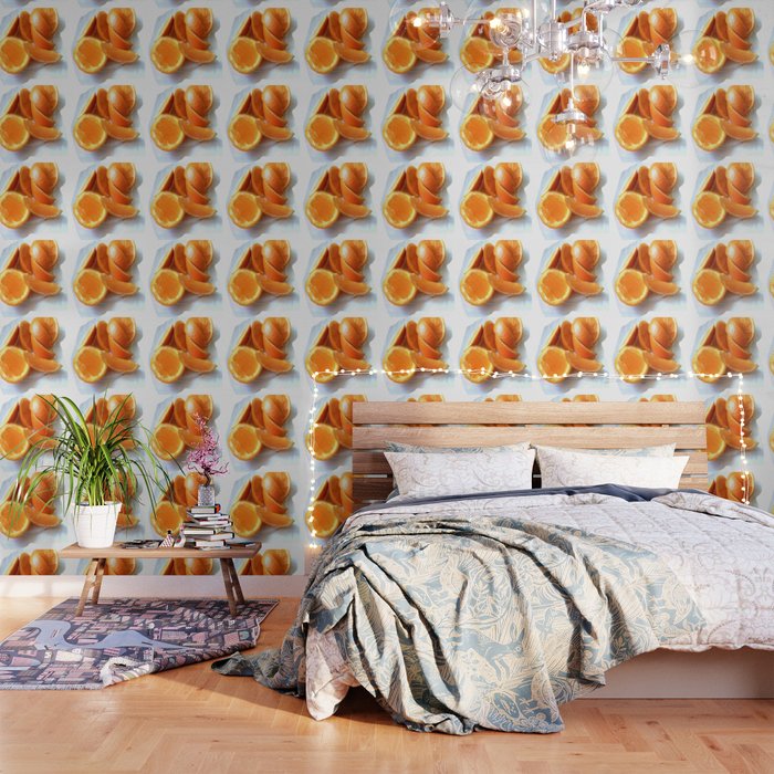 Orange Quarters Wallpaper