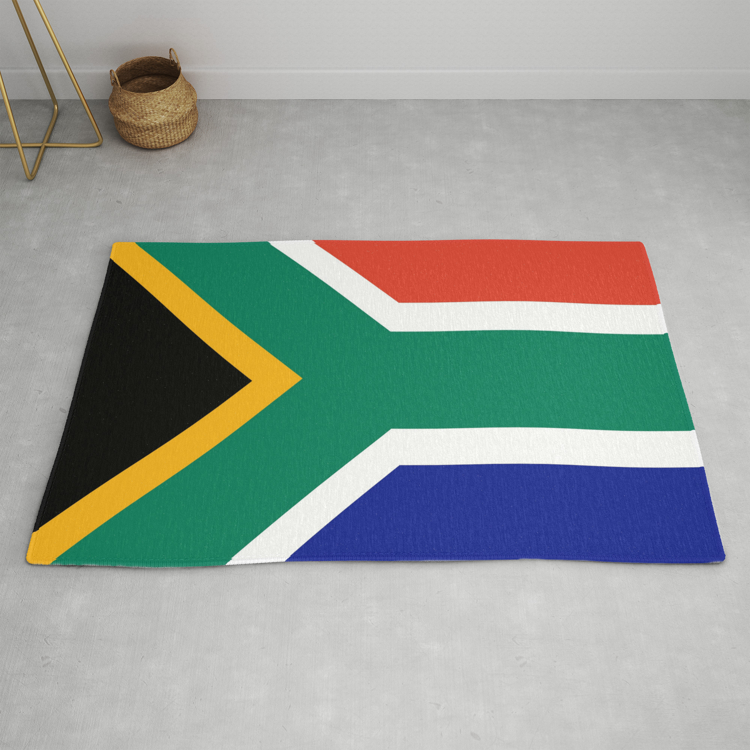 Flag South Africa African Afrikaans Mandela Apartheid Johannesburg Soweto Pretoria Durban Tembisa Rug By Oldking