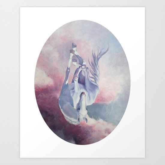 Falling Cloud Art Print