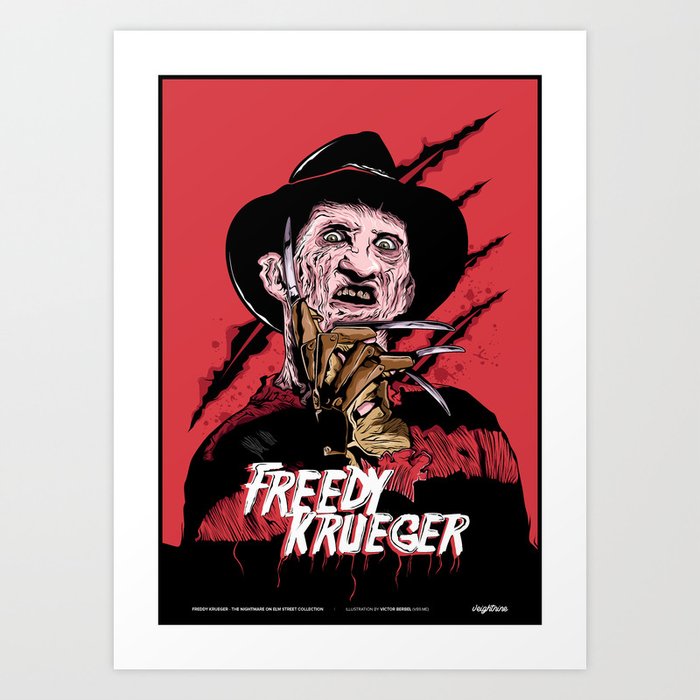Freddy Krueger Art Print