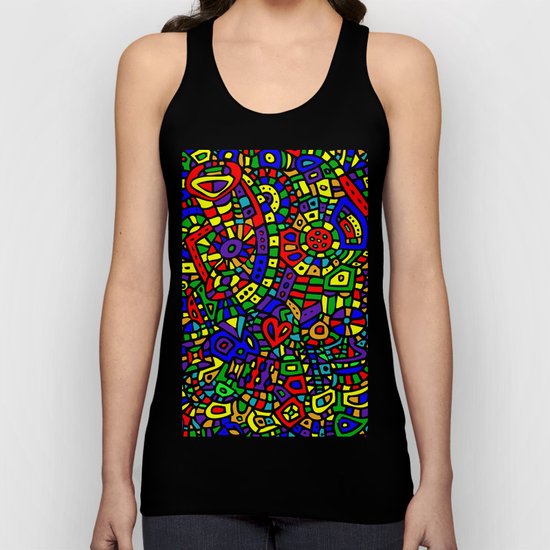 Abstract #452 Unisex Tank Top