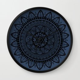 Sapphorica Creations- Sunflower Mandala- Color  Wall Clock