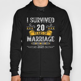 I Survived 20 Years Of Marriage Hoody