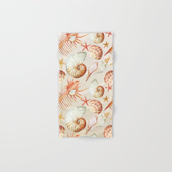 Marine Pattern 06 Hand & Bath Towel