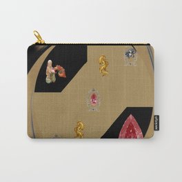 Oriental Pattern Carry-All Pouch