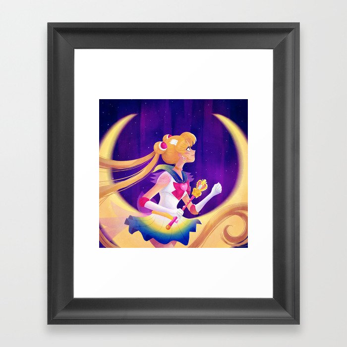 Super Sailor Moon Framed Art Print