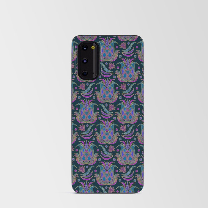 Luxe Pineapple // Midnight Blue Android Card Case