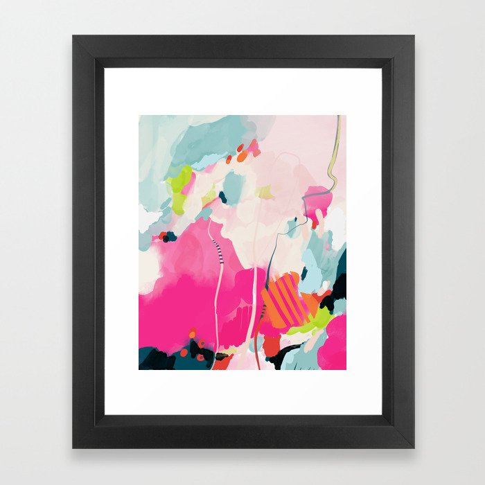 pink sky II Framed Art Print