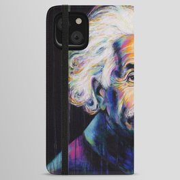 Albert Einstein iPhone Wallet Case