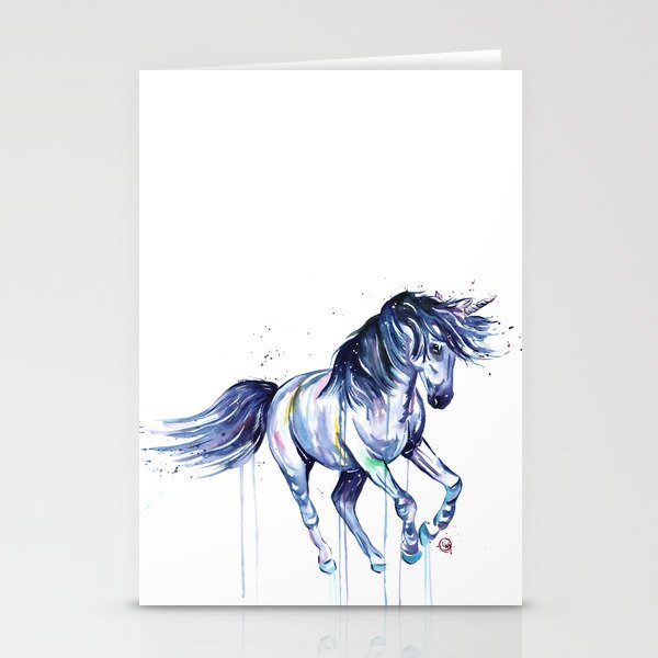 Unicorn Unicorn Dreams Colorful Watercolor Unicorn Painting