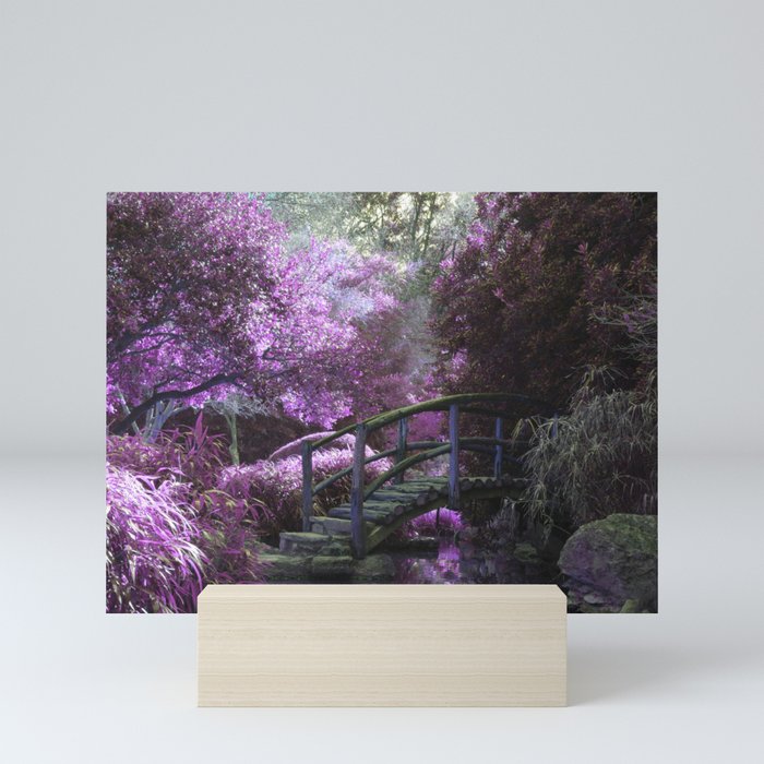 The Bridge Within The Cherry Blossoms Mini Art Print