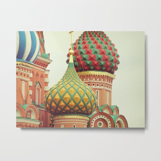 Russian Onion Domes Metal Print