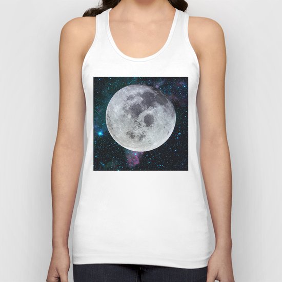 Moon and the stars Unisex Tank Top