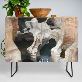 South Africa Photography - Bourke's Luck Potholes Credenza