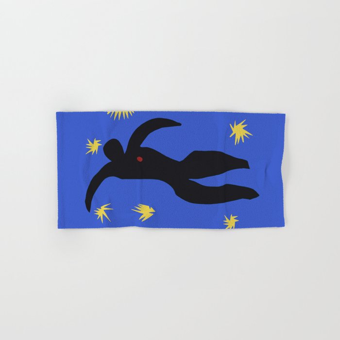 Icarus In The Syle Of Matisse Hand Bath Towel By Closeddoor Society6