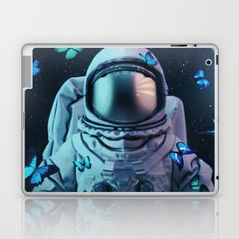 Astronaut and Butterflies Laptop Skin
