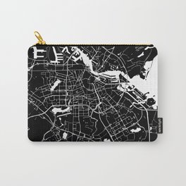 Amsterdam Black on White Street Map Carry-All Pouch