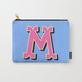 M Initial Letter Carry-All Pouch
